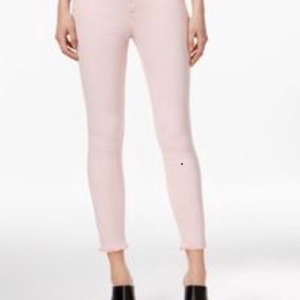 New William Rast Pink Skinny Jeans size 26